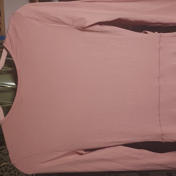 Blush Rose Long Sleeved Dress by FREE PEOPLE BEACH - Picture 4 of 5